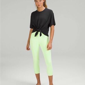 lululemon athletica Black Short Sleeve Tee